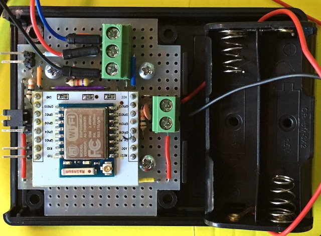 ESP-07 aquarium thermometer